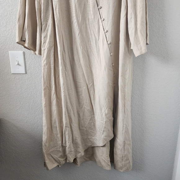 Eloquii Beige Button-Down Dress - Picture 7 of 12